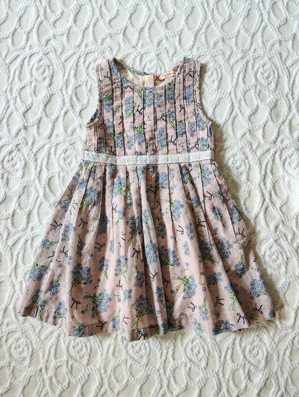 Ruby & Bloom Pleated Floral Print Dress 3